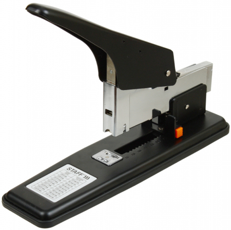 Степлер мощный Staff Heavy Duty Eco, скобы №24/6-23/24, 200 л., 290 мм, черный Степлер мощный Staff Heavy Duty Eco, скобы №24/6-23/24, 200 л., 290 мм, черный