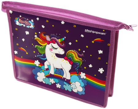 Папка для тетрадей SchoolФормат, 190*230 мм, «Единорог»