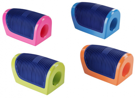 Точилка пластиковая Berlingo Blitz, 1 отверстие, без контейнера, ассорти