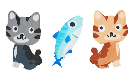 Набор ластиков deVente, 6 шт., Candy Cat Набор ластиков deVente, 6 шт., Candy Cat