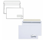 Конверт почтовый 162×229 мм (С5), силикон, окно, чистый, запечатка