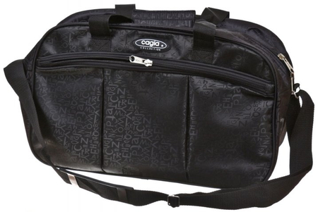 Сумка дорожная на плечо Cagia , 460*280*200 мм, черная Сумка дорожная на плечо Cagia , 460*280*200 мм, черная