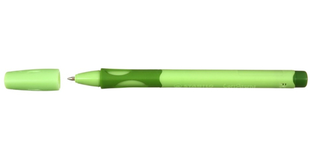 Ручка шариковая Stabilo LeftRight , корпус зеленый, для правшей, стержень синий