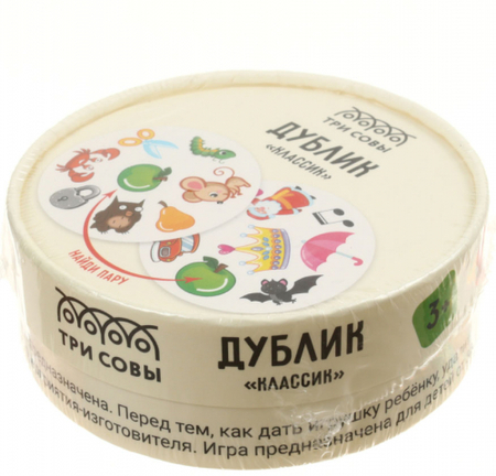 Игра настольная «Дублик» (60), «Классик», 3+ Игра настольная «Дублик» (60), «Классик», 3+