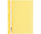 Папка-скоросшиватель пластиковая А4 Economix, толщина пластика 0,16 мм, желтая