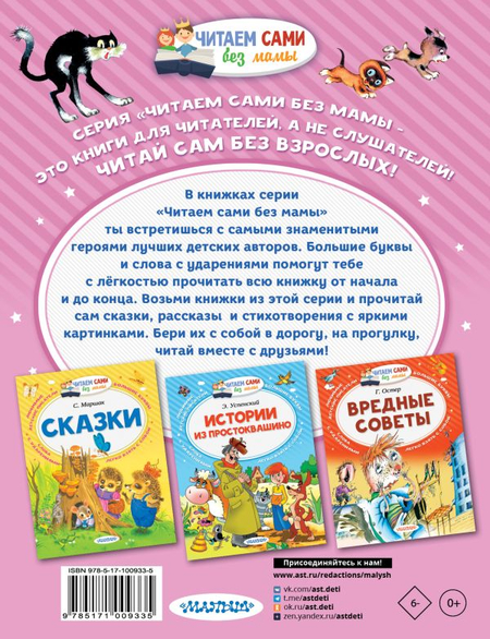 Книга детская «Котёнок по имени Гав», 168*222*5,04 мм, 64 страницы