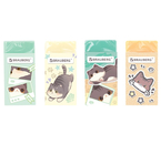 Ластик Brauberg, 50×24×10 мм, «Милые коты», ассорти