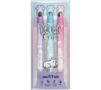 Набор маркеров-текстовыделителей со штампом Meshu Sweet Infinity, 3 цвета