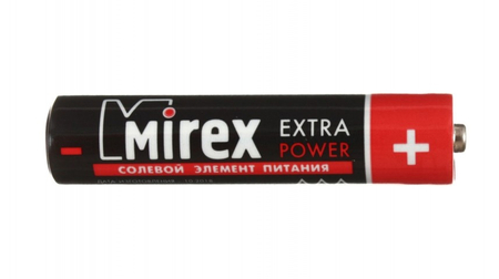 Батарейка солевая Mirex Extra Power, AAA, R03, 1.5V