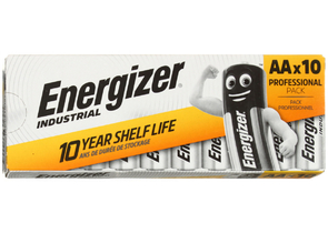 Батарейки щелочные Energizer Industrial Alkaline, AA, LR06, 1.5V, 10 шт.