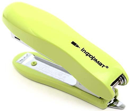 Степлер inФормат Metallic, скобы №10, 20 л., 111 мм, салатовый Степлер inФормат Metallic, скобы №10, 20 л., 111 мм, салатовый