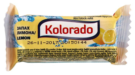 Сменный блок для унитаза Kolorado, 40 г, «Лимон»