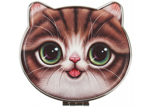 Зеркальце карманное складное Meshu, 75×60 мм, Ginger