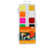 Акварель медовая «Оранжевое солнце» , 12 цветов, в пластиковой коробке, без кисти (с флуоресцентыми цветами)