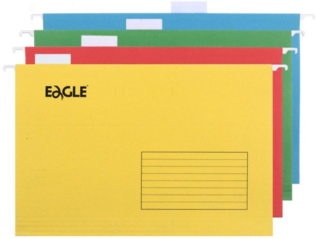 Папка подвесная для картотек Foolscap Eagle, 365*240 мм, 405 мм, ассорти