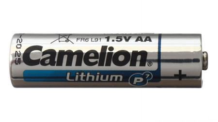 Батарейка литиевая Camelion Lithium, AA, FR6, 1.5V