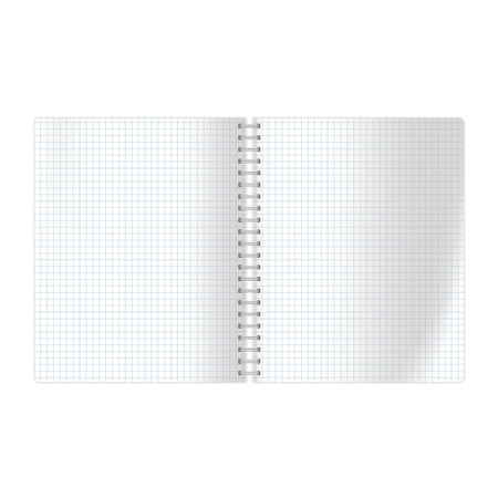 Тетрадь общая А4, 80 л. на гребне BG Creative Solutions, 205*295 мм, клетка, ассорти