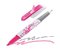 Ручка-маркер-клейкие закладки 3в1 Post-it, цвет маркера и закладок - розовый