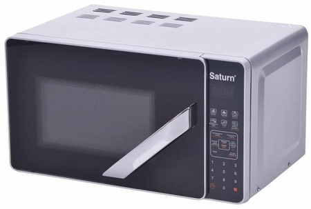 Микроволновая печь Saturn ST-MW7158G с грилем, черная/серебристая