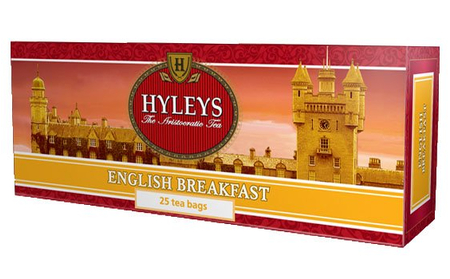 Чай Hyleys, 37,5 г, 25 пакетиков, «Английский завтрак», черный чай