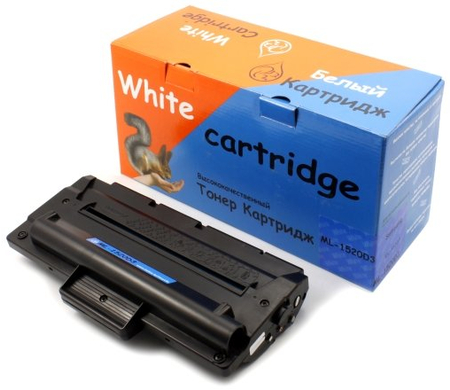 Тонер-картридж White Cartridge ML-1520D3, черный, ресурс 3000 страниц 