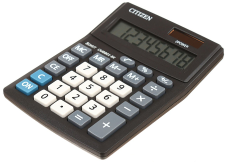Калькулятор 8-разрядный Citizen CMB801-BK компактный , черный 