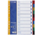 Разделители для папок-регистраторов пластиковые Economix, 10 л., индексы по цветам (без нумерации)