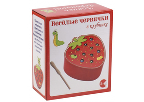 Игрушка развивающая «Рыбалка. Клубника», 7×15,5×17 см, 3+