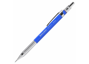 Карандаш автоматический Brauberg Metallic X-05, толщина грифеля 0,5 мм, корпус синий