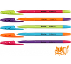 Ручка шариковая Berlingo Tribase Fuze, корпус ассорти, стержень синий