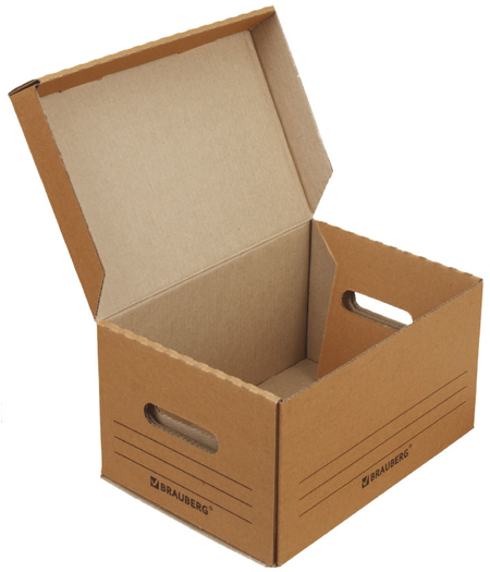 Короб архивный из гофрокартона Т24 Brauberg «Делопроизводство», 325*235*180 мм, бурый Короб архивный из гофрокартона Т24 Brauberg «Делопроизводство», 325*235*180 мм, бурый