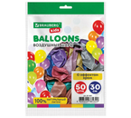 Шары воздушные Brauberg Kids «Хром», 50 шт., 12"/30 см, ассорти Шары воздушные Brauberg Kids «Хром», 50 шт., 12"/30 см, ассорти