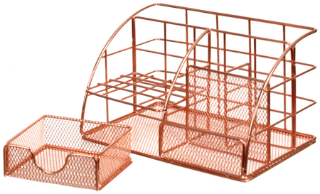 Подставка настольная Meshu Rose Gold, 220*140*130 мм, розовое золото