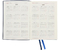 Ежедневник датированный на 2019 год «Травертин», 126*174 мм, 176 л., синий