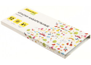 Акварель медовая Silwerhof Eco, 12 цветов, в картонной коробке, без кисти