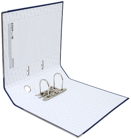 Папка-регистратор Staff Profit_PVX с односторонним ПВХ-покрытием, корешок 70 мм, синий Папка-регистратор Staff Profit_PVX с односторонним ПВХ-покрытием, корешок 70 мм, синий