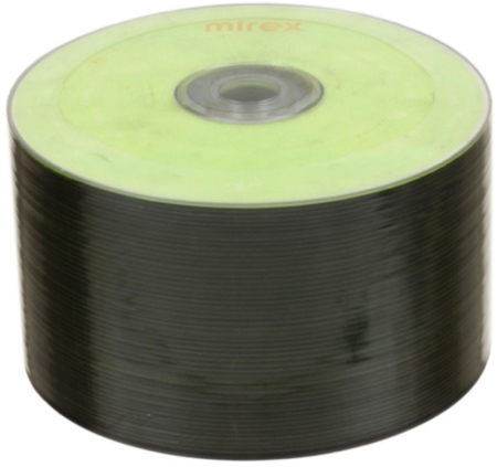 Компакт-диск DVD-RW Mirex Bulk, 4x, 50 шт., в тубе