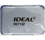 Подушка штемпельная настольная Ideal 9071M, 90×56 мм, синяя