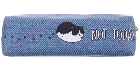 Пенал мягкий прямоугольный Meshu, 200*55*40 мм, Not Today Пенал мягкий прямоугольный Meshu, 200*55*40 мм, Not Today