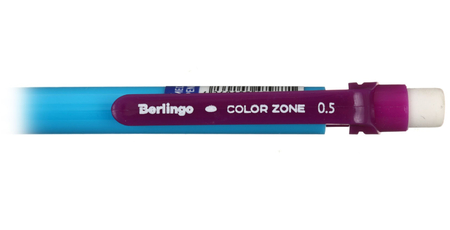 Карандаш автоматический Berlingo Color Zone, толщина грифеля 0,5 мм, корпус ассорти