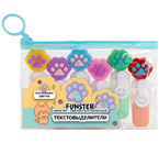 Набор маркеров-текстовыделителей Funster «Лапки», 6 цветов, пастель, с топперами