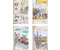 Книжка записная Love Postcard, 130*205 мм, 80 л., клетка, ассорти 