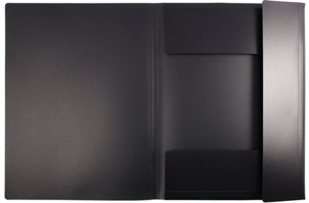 Папка пластиковая на резинке Fopi, толщина пластика 0,5 мм, черная