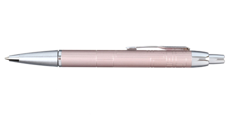 Ручка подарочная шариковая Parker IM Premium K222 Metal Pink CT, корпус розовый 