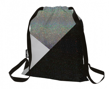 Мешок увеличенного размера для обуви Seventeen, 430*340*10 мм, «Серебристая голография»