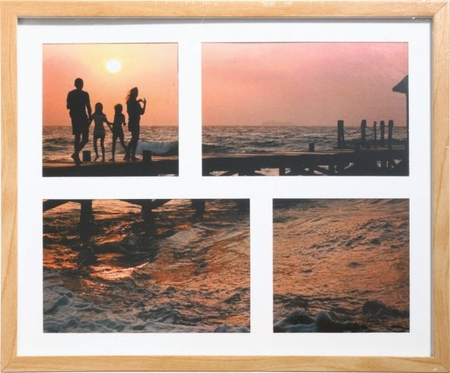 Фоторамка пластиковая «Керс» KF2530К, 2*10*15 см+2*10*10 см (31,5*27 см), светло-коричневая Фоторамка пластиковая «Керс» KF2530К, 2*10*15 см+2*10*10 см (31,5*27 см), светло-коричневая