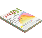 Бумага офисная цветная Staff Profit Pastel, А4 (210×297 мм), 80 г/м, 250 л. (5 цветов×50 л.)
