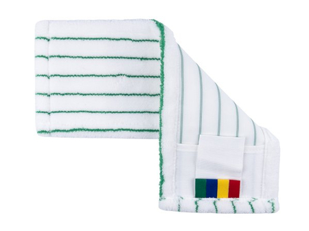 Насадка для швабры «Моп» Optiline, 40*12 см, белая с зеленым