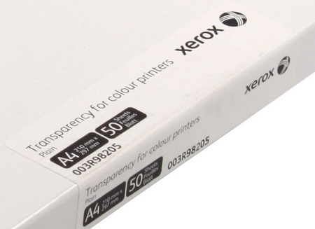 Пленка для печати Xerox без подложки, А4 (210*297 мм), 100 мкм, 50 л.