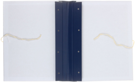 Папка архивная для переплета Silwerhof (без шпагата) на завязках, «Форма 21», корешок 50 мм, белая